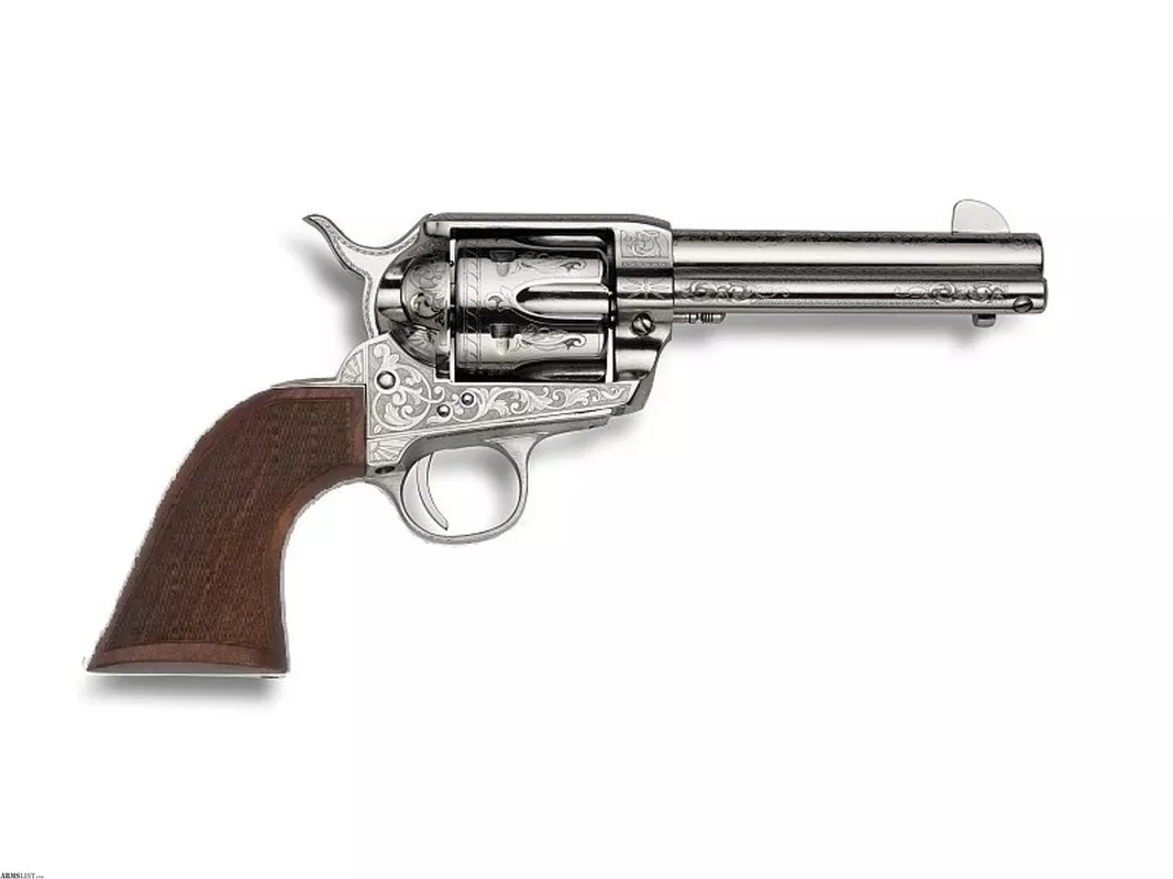 E.M.F. GWII U.S. Grant .357 Mag 4.75 Inch Engraved Nickel / Walnut GW357USG434NMCW from ELK CO AMMO&ARMS INC near Saint Marys, Pennsylvania, USA