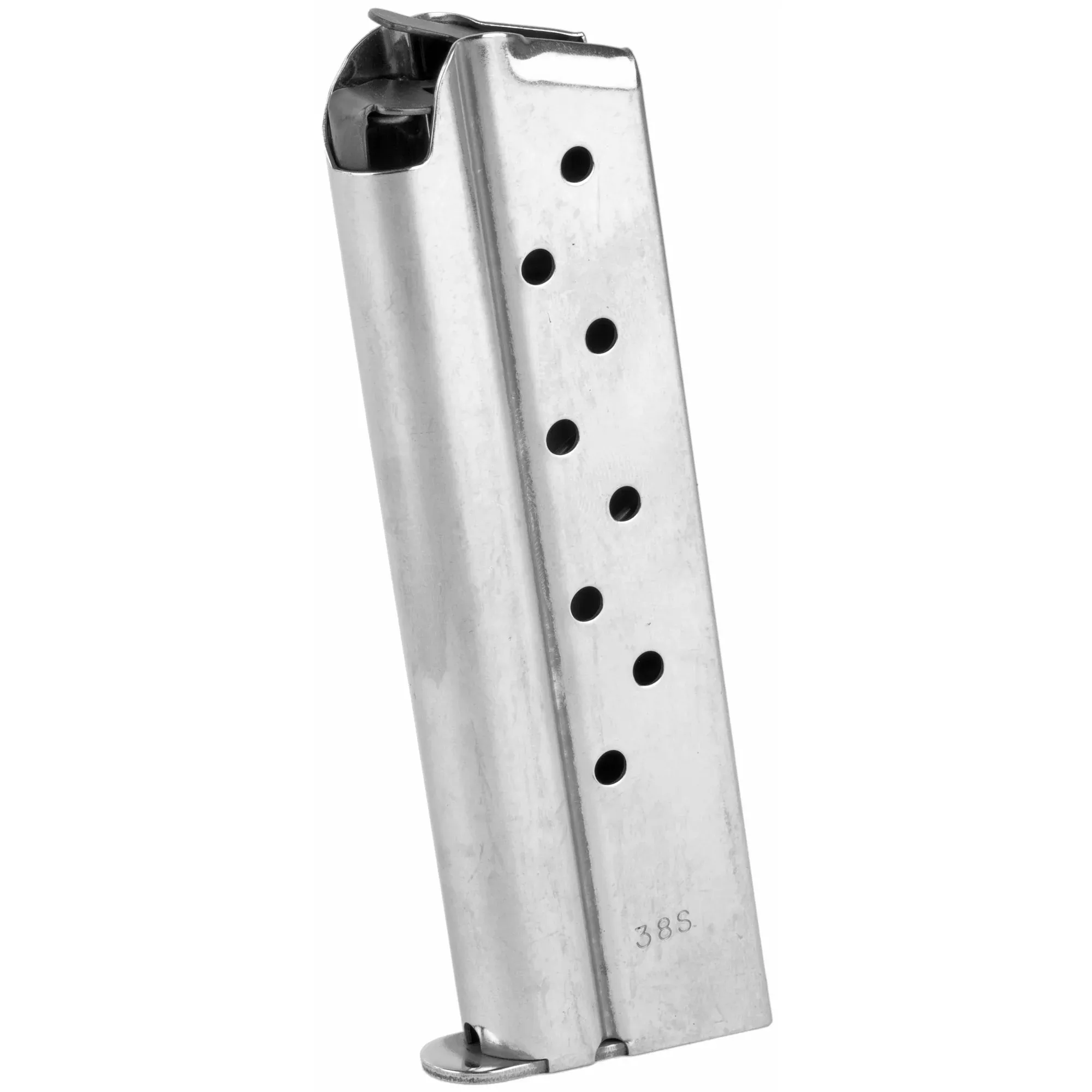 Ed Brown 38 Super 9-Round Stainless Steel Magazine – 1911 Government