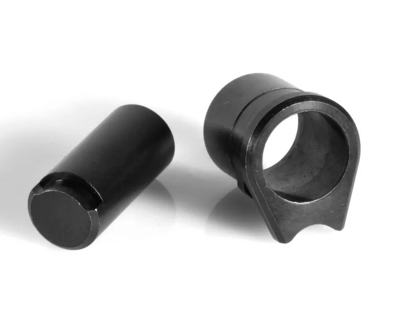 EGW Barrel Bushing and Monogrammed Spring Plug Set Blue .701 OD Gunsmith Fit Straight Bore
