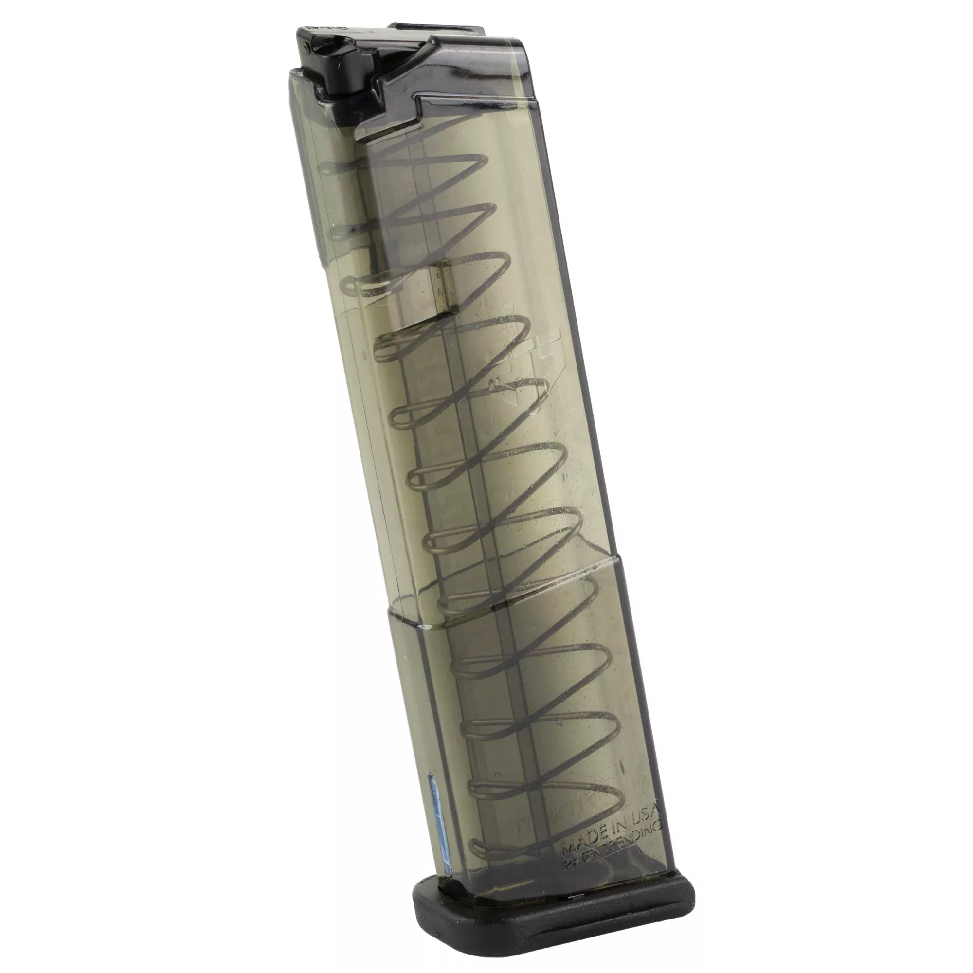 Elite Tactical Systems (ETS) Glock 43 9mm 12-Round Magazine – Carbon Smoke Finish