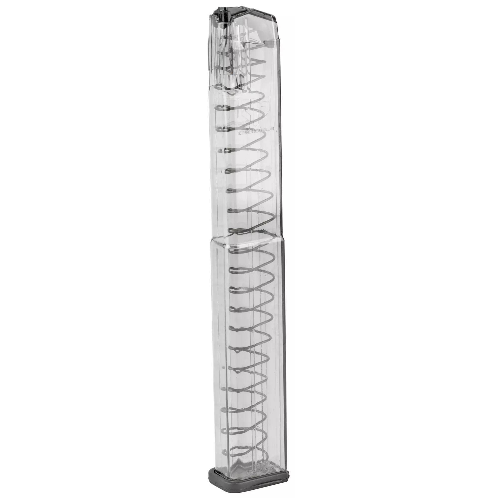 Elite Tactical Systems Group Glock 17/19 9mm 40-Round Magazine – Clear Polymer