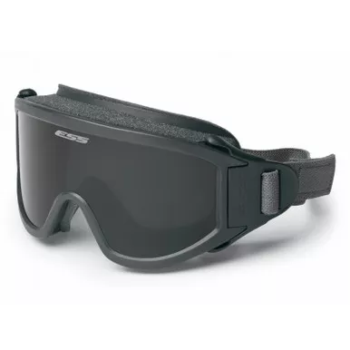 ESS 740-0333 Flight Deck Goggles, Black Frame w/ Clear & Smoke Gray Lens