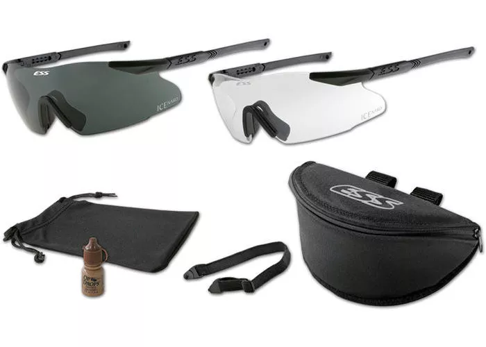 ESS ICE 2X Black w/Smoke Gray & w/Clear