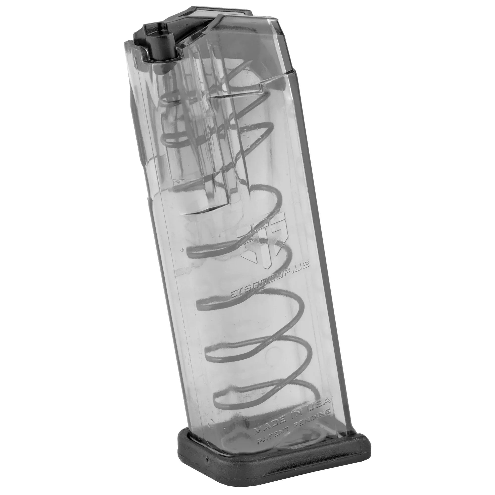 ETS Glock 19/26 9mm 15-Round Magazine – Clear Polymer
