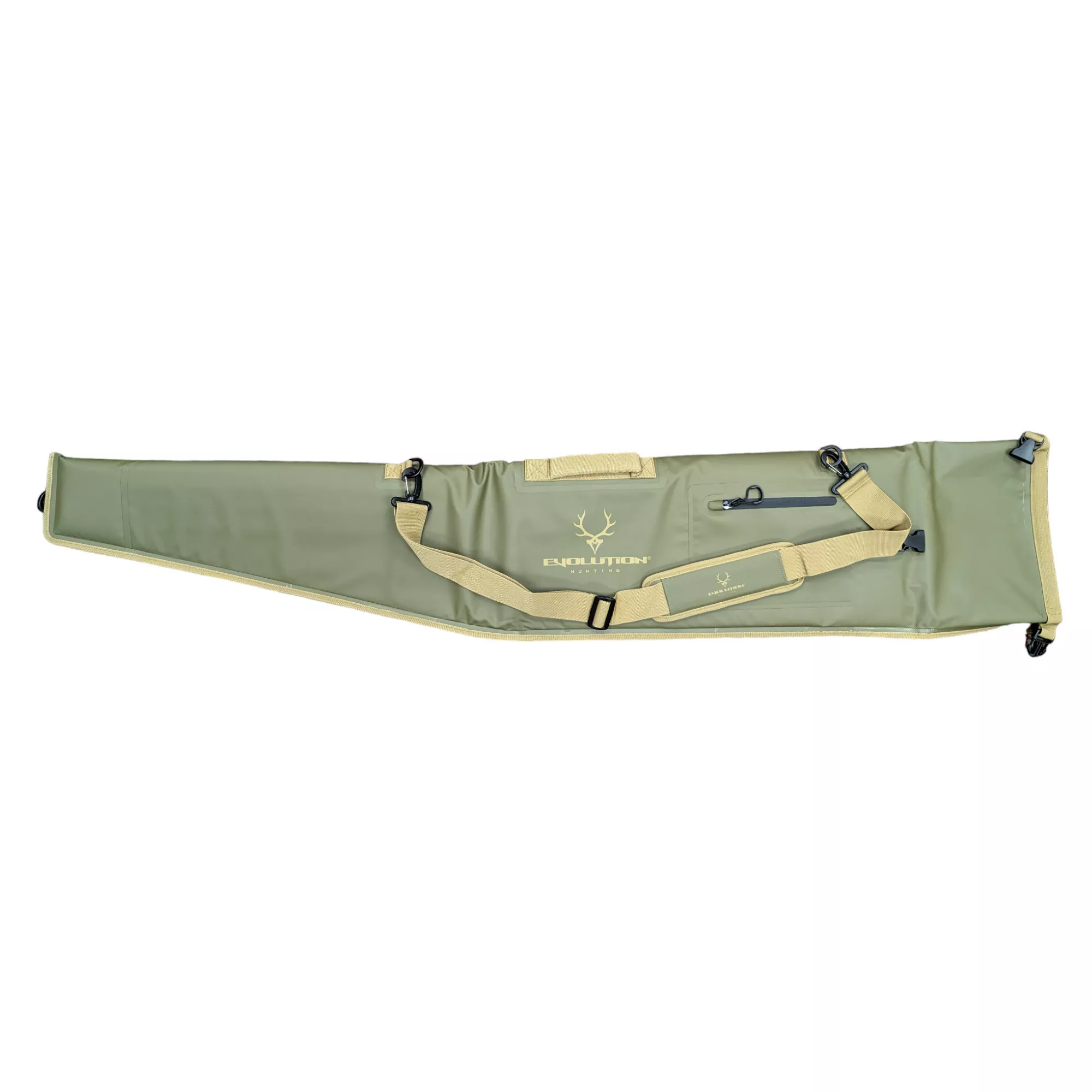 Evolution Gun Rolltop Waterproof 2 Rifles Case 54" Green