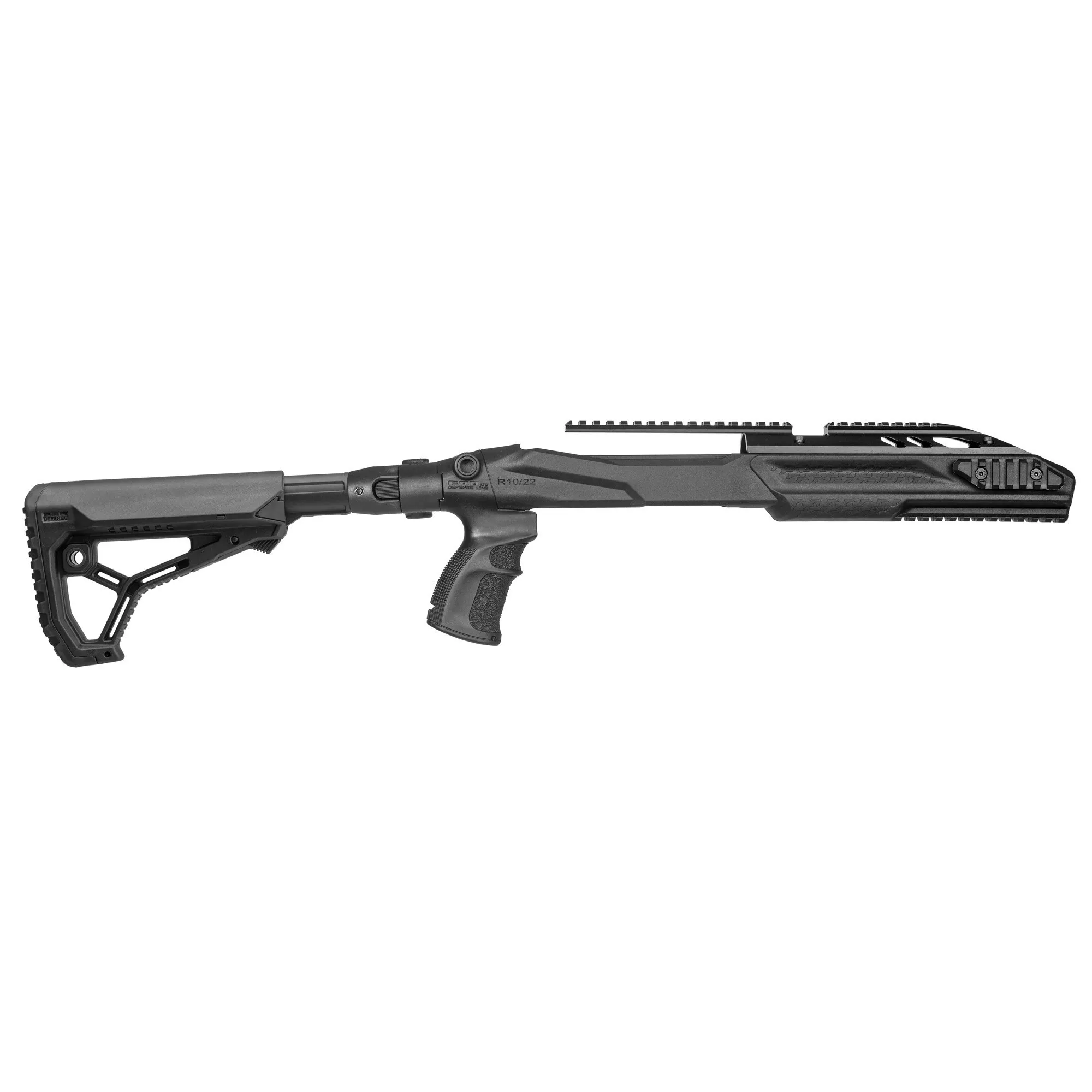 F.A.B. Defense M4 PRO Ruger 10/22 Collapsible Stock PRO Conversion Kit Black