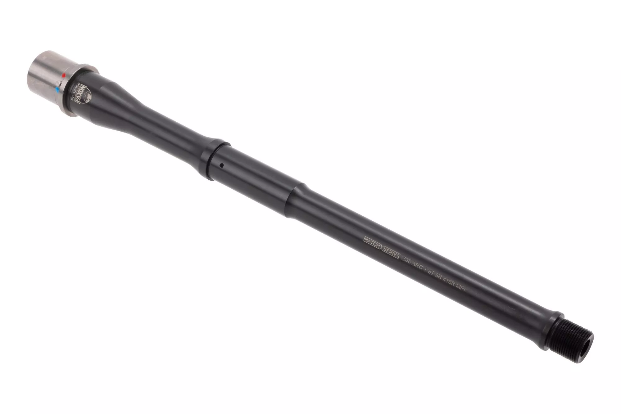 Faxon AR-15 Match Gunner Profile Barrel 338ARC 12.5" Pistol Length Gas System