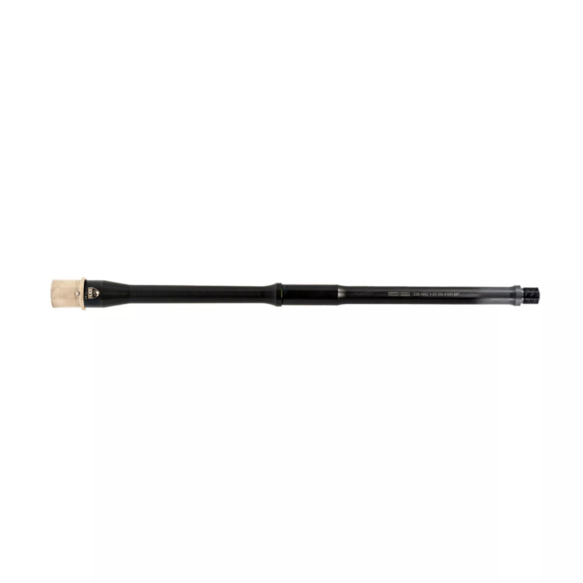 Faxon AR-15 Match Gunner Profile Barrel 338ARC 16" Carbine Gas System Black