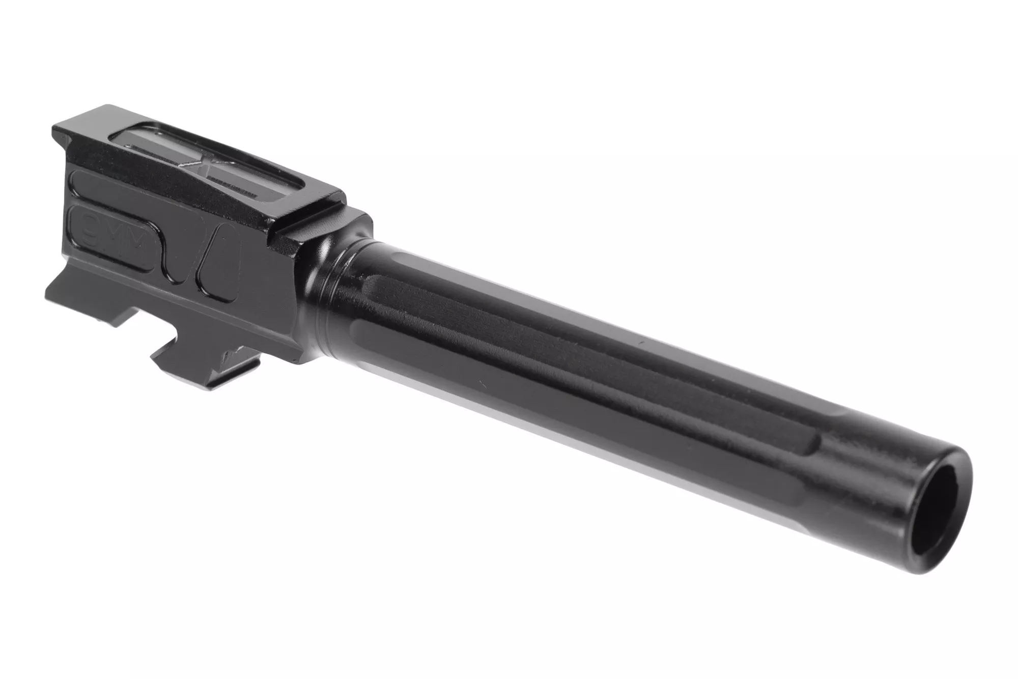 Faxon Firearms Match Series 9mm Fluted Barrel Fits Glock G48 Black Nitride