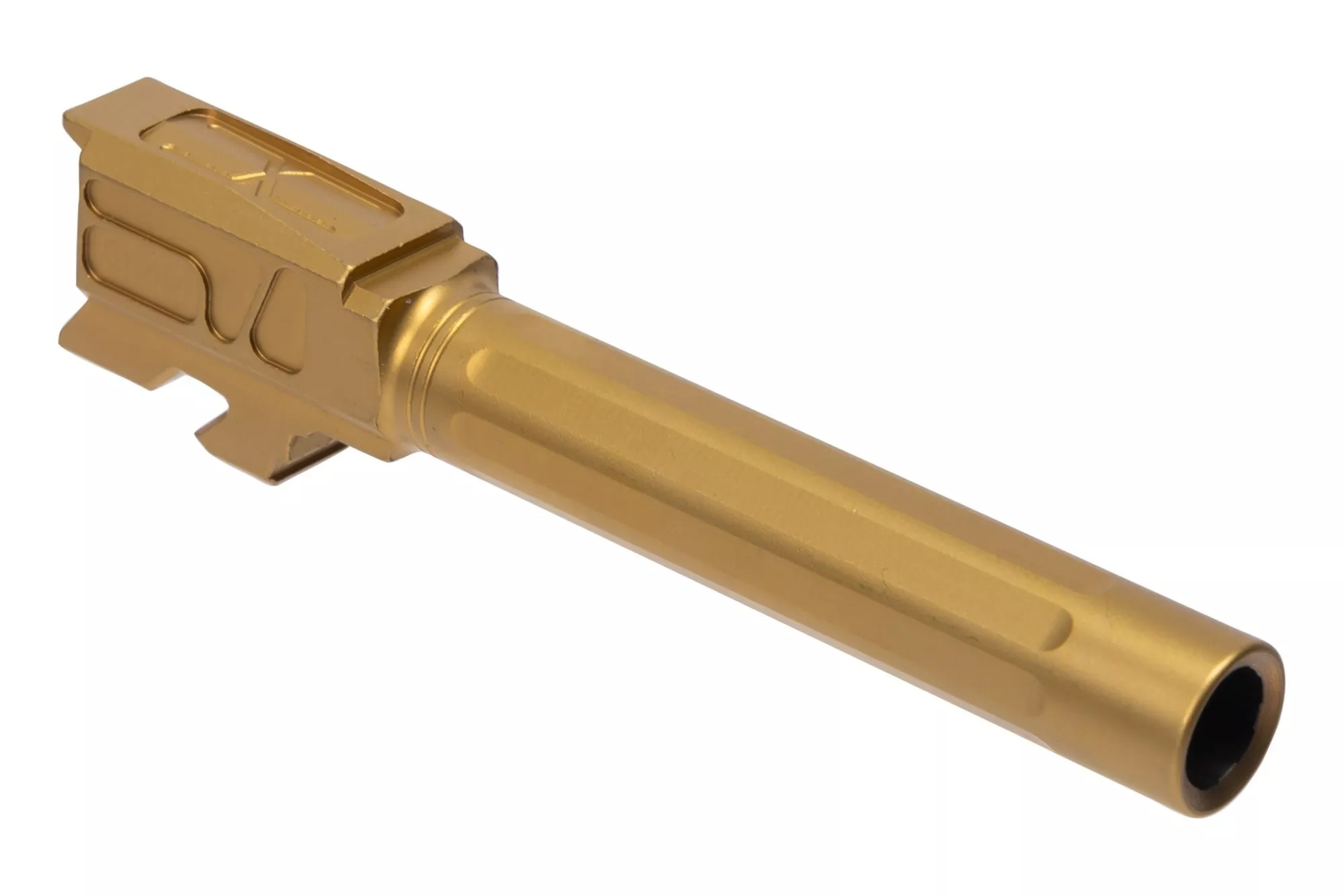 Faxon Firearms Match Series 9mm Fluted Barrel Fits Glock G48 TiN