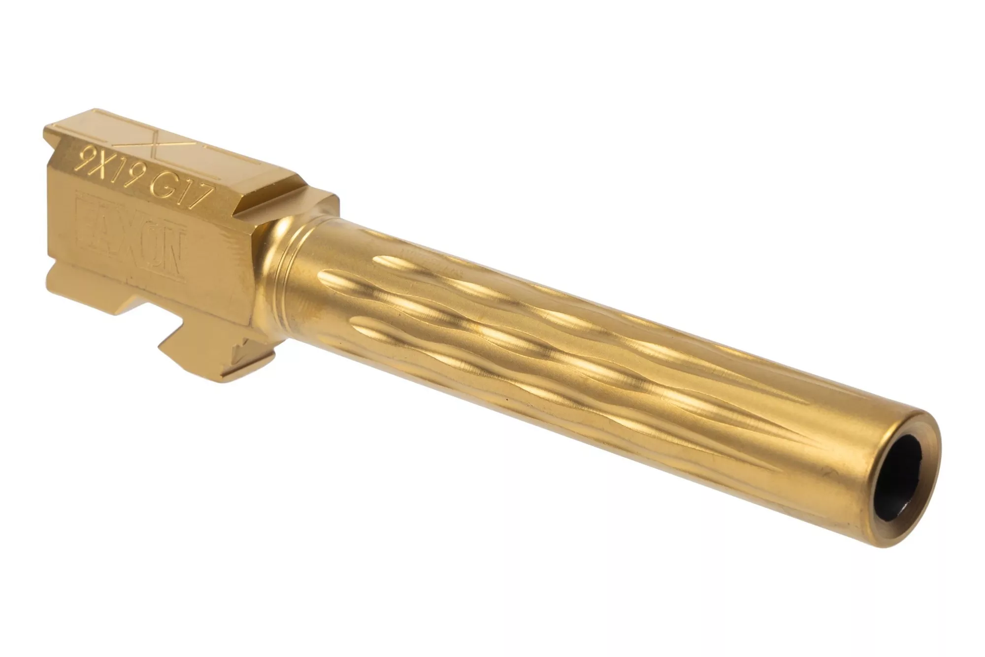 Faxon Firearms Match Series Flame Fluted 9mm Barrel Fits Glock 17 Gen 2-4 TiN