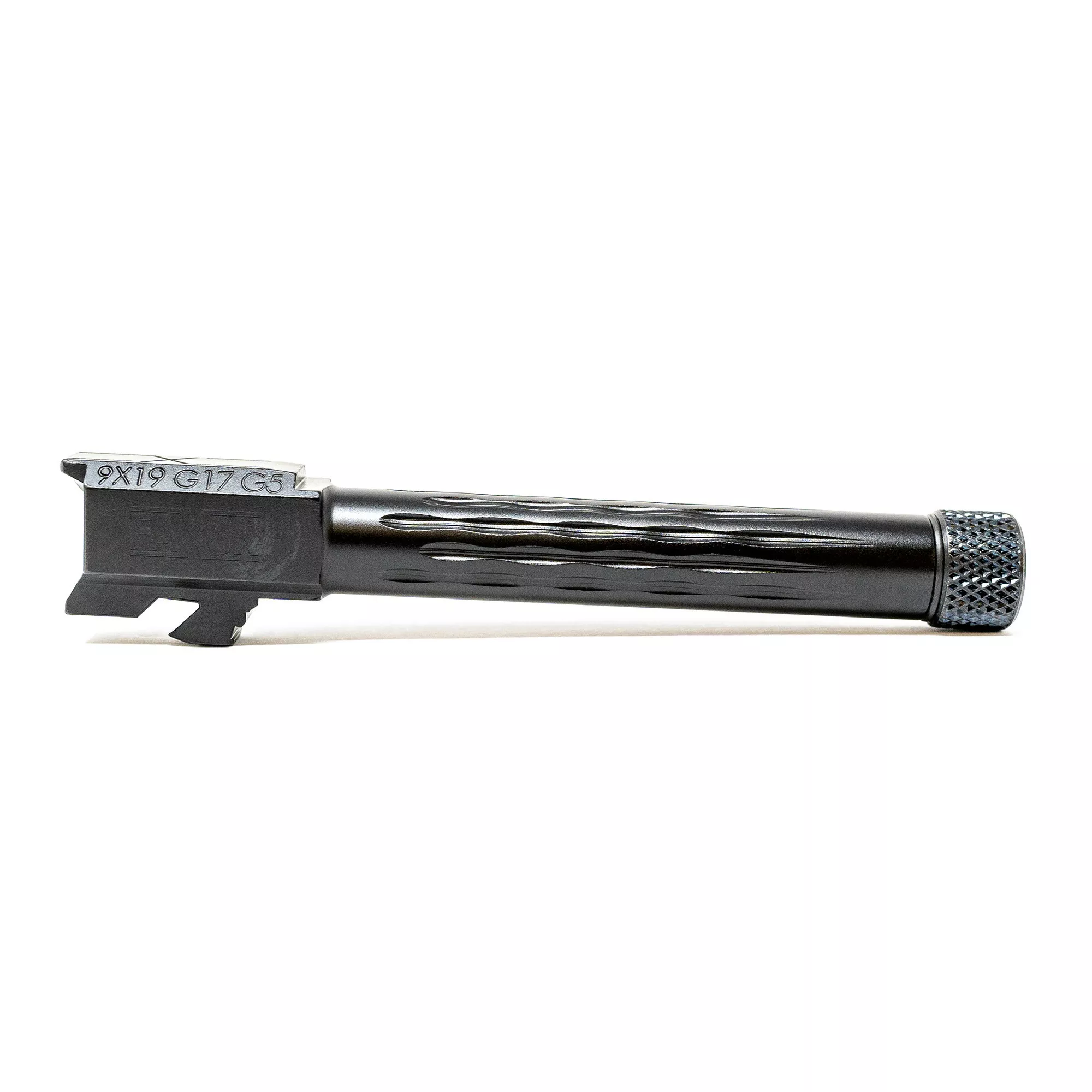 Faxon Match Flame Fluted Barrel Glock 17 Gen5 Threaded 1/2x28 Black