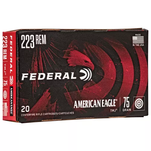 Federal - 223 Rem 75Gr TMJ - 20 Rds