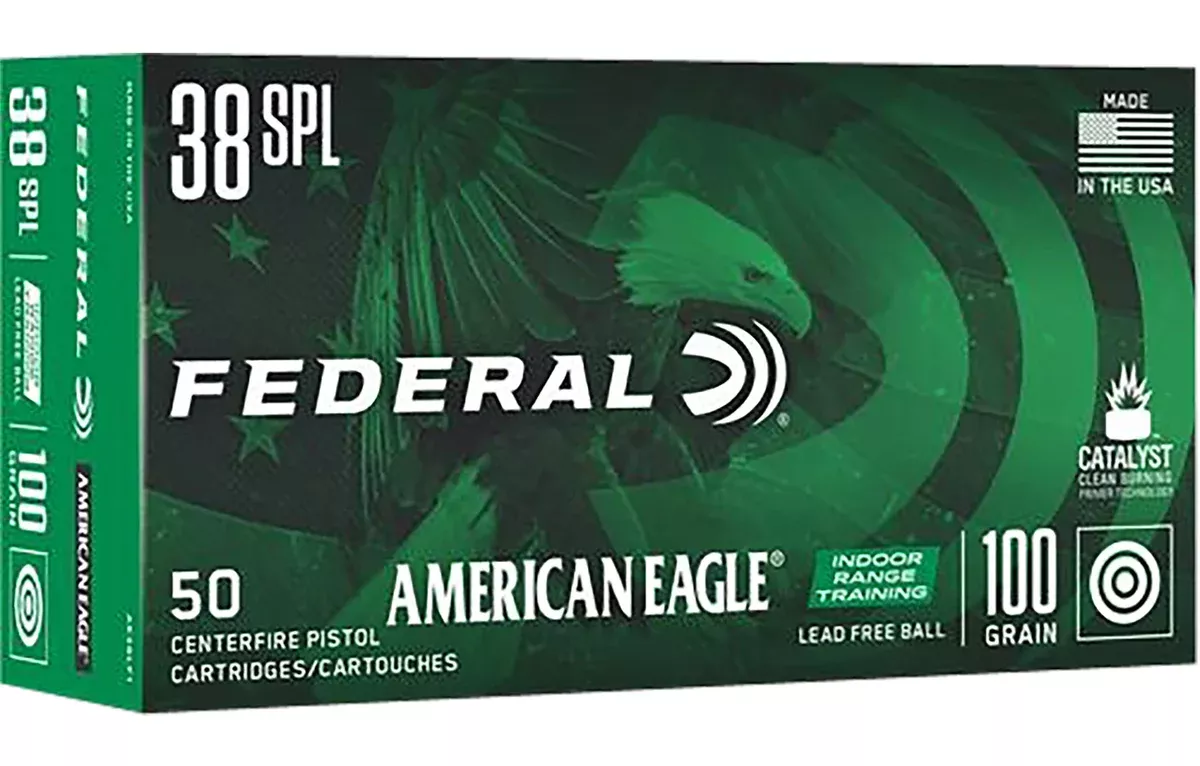 Federal AE38LF1 American Eagle IRT38Special 100gr Lead Free IRT 50 Per Box/10 Case