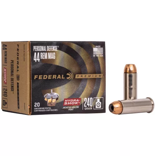 Federal Hydra-Shok - 44MAG 240 Gr Hollow Point - 20 Rds