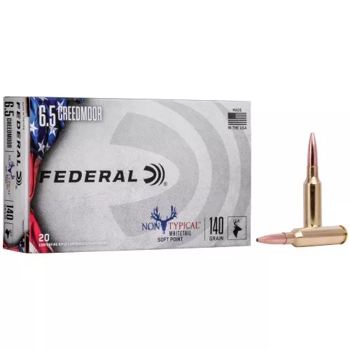 Federal Non Typical - 6.5 CREEDMOOR 140Gr Soft Point - 20 Rds
