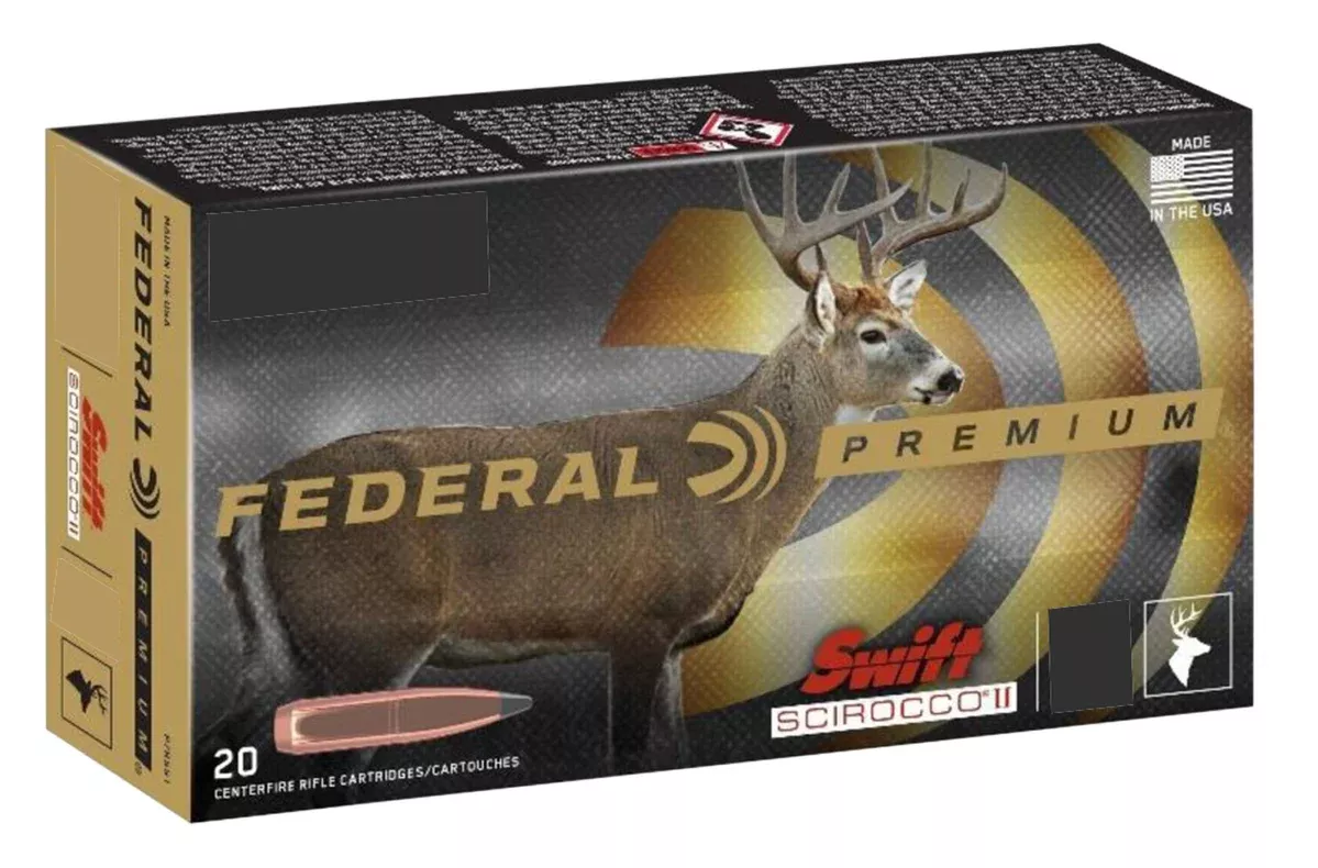 Federal P243SS1 Premium243 Win 90 gr 3100 fps Swift Scirocco II 20 Bx/10 Cs