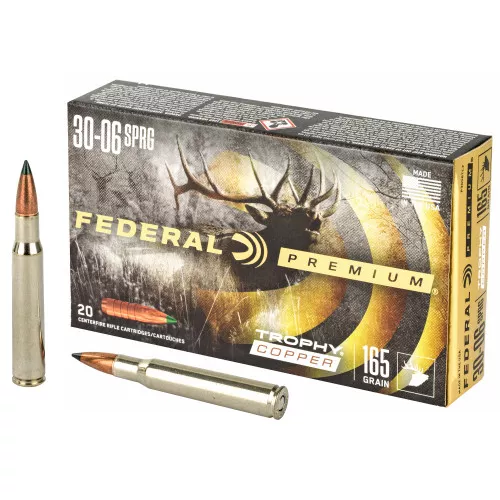 Federal Premium - 30-06 165 Grain Trophy Copper - 20 Rds