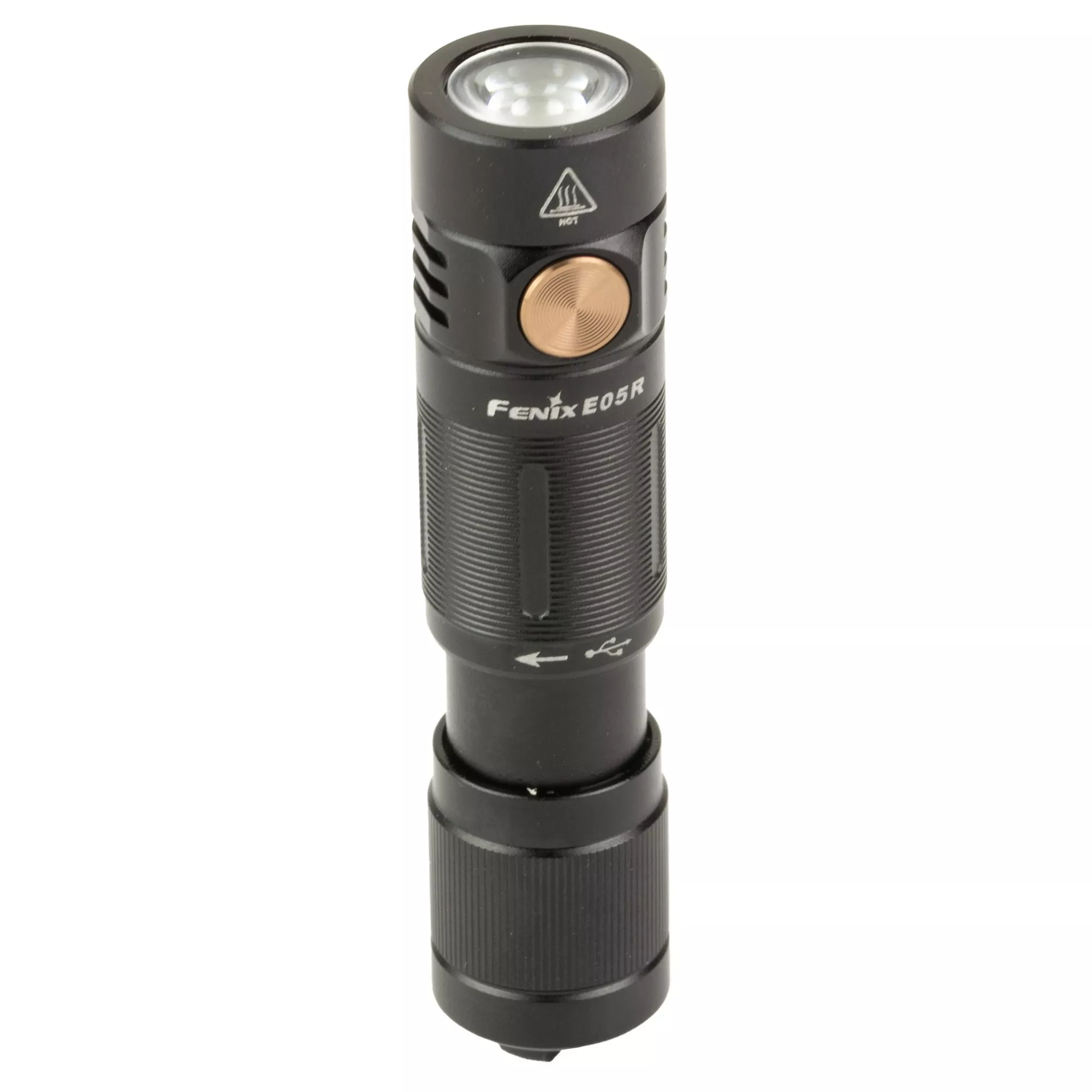 Fenix E05R Flashlight White LED 400Lm w/Micro USB Charging Cable Black
