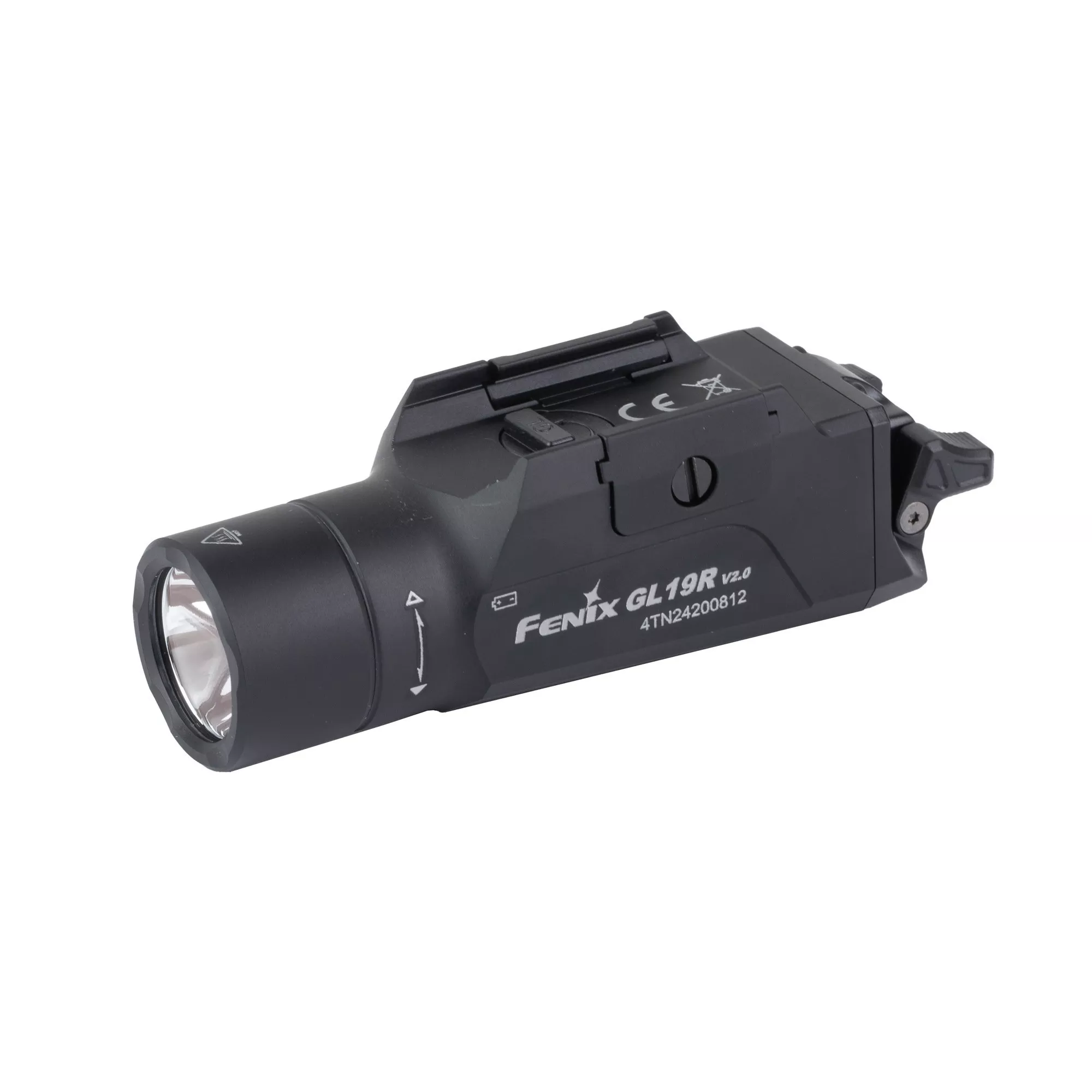 Fenix GL19R V2 Weapon Light 1200Lm w/USB Type-C fits Glock