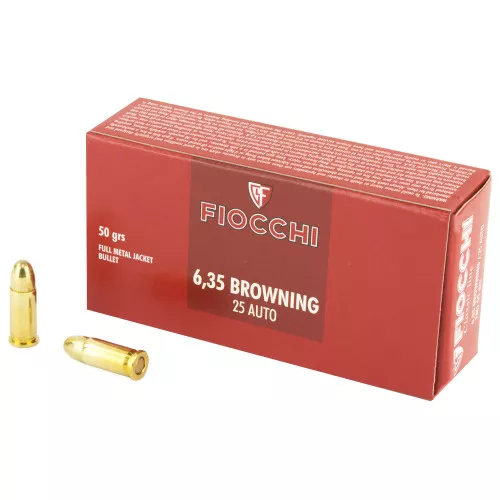 Fiocchi - 25ACP 50 Grain FMJ - 50 Rds