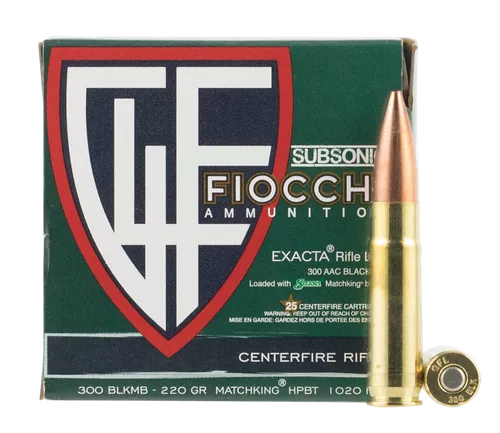 Fiocchi 300 Blackout Extrema 220gr Sierra Matchking HPBT - 25rd box