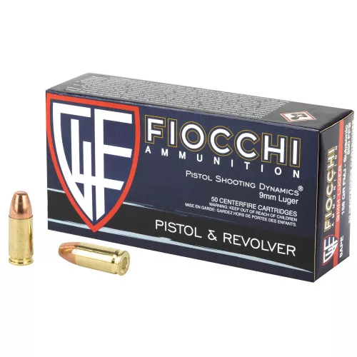 Fiocchi Range Dynamics 158 Grain Subsonic 9MM - 50 Rounds