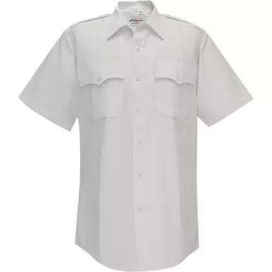 Flying Cross 85R54 Men's Duro Poplin 65% Poly/35% Cotton Short Sleeve Shirt