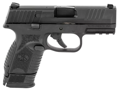 FN 66-100815 509 Compact 9mm Luger 3.70" 15+1 Black Black Steel Black Interchangeable Backstrap Grip