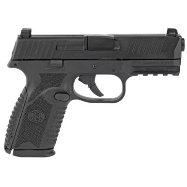 FN 66100463 509 Midsize 9mm Luger 4" 15+1 Black Black Steel Slide Black Interchangeable Backstrap Grip