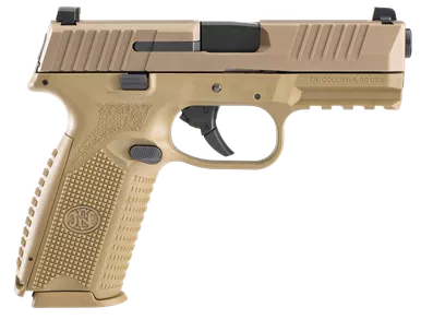 FN 66100489 509 9mm Luger 4" 17+1 Flat Dark Earth Flat Dark Earth Interchangeable Backstrap Grip No Manual Safety