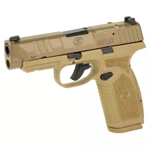 FN America Reflex MRD XL 9mm SAO Pistol 3.8" Barrel - 18 Rd - FDE