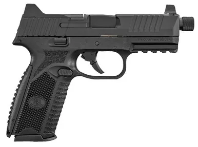 FNH FN-509 Tactical 9mm Luger Semi Auto Pistol 4.5" Threaded Barrel 24/17 Rounds Ambidextrous Controls Night Sights Polymer Frame Matte Black Finish