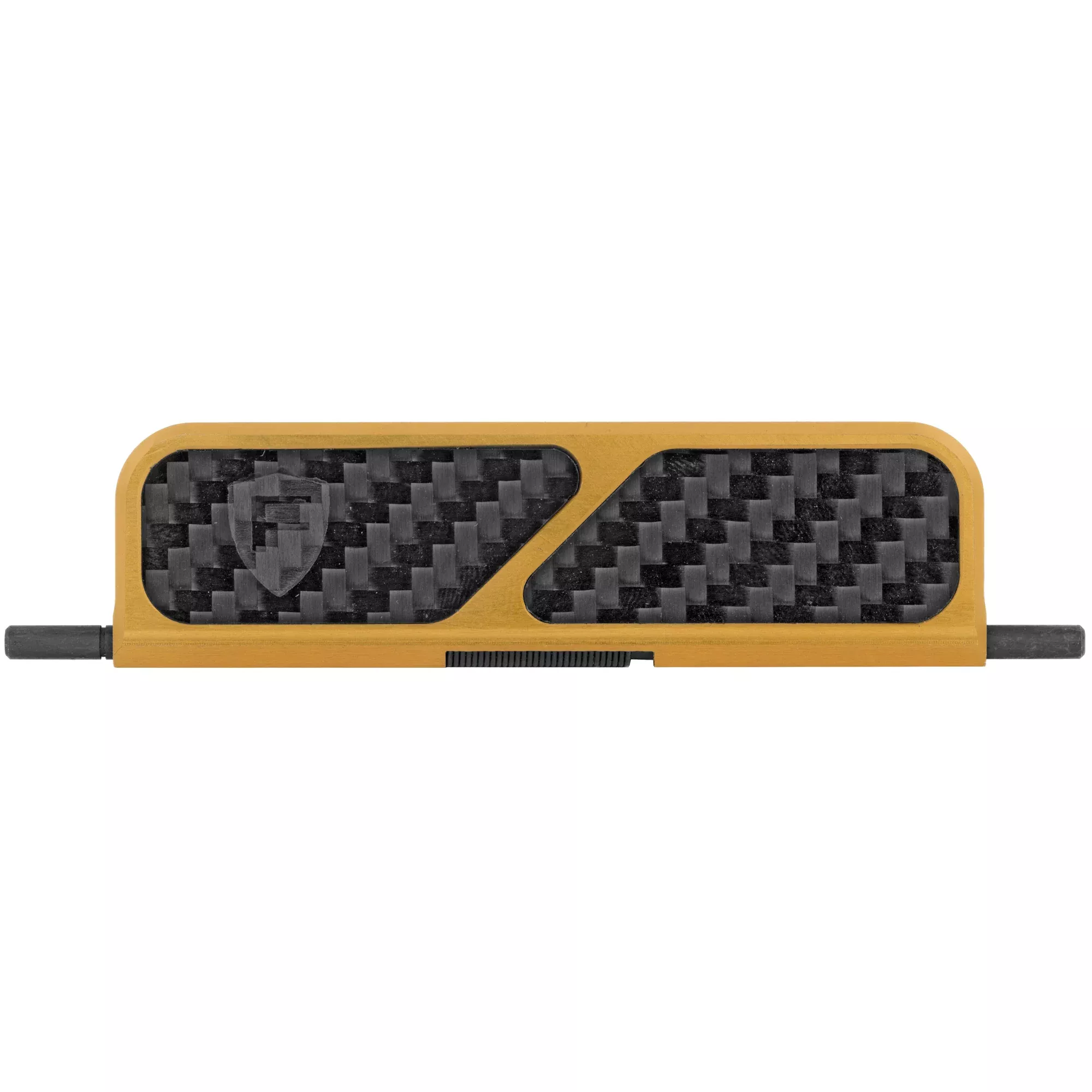 Fortis Manufacturing Billet Dust Cover – Carbon Fiber Gold Finish