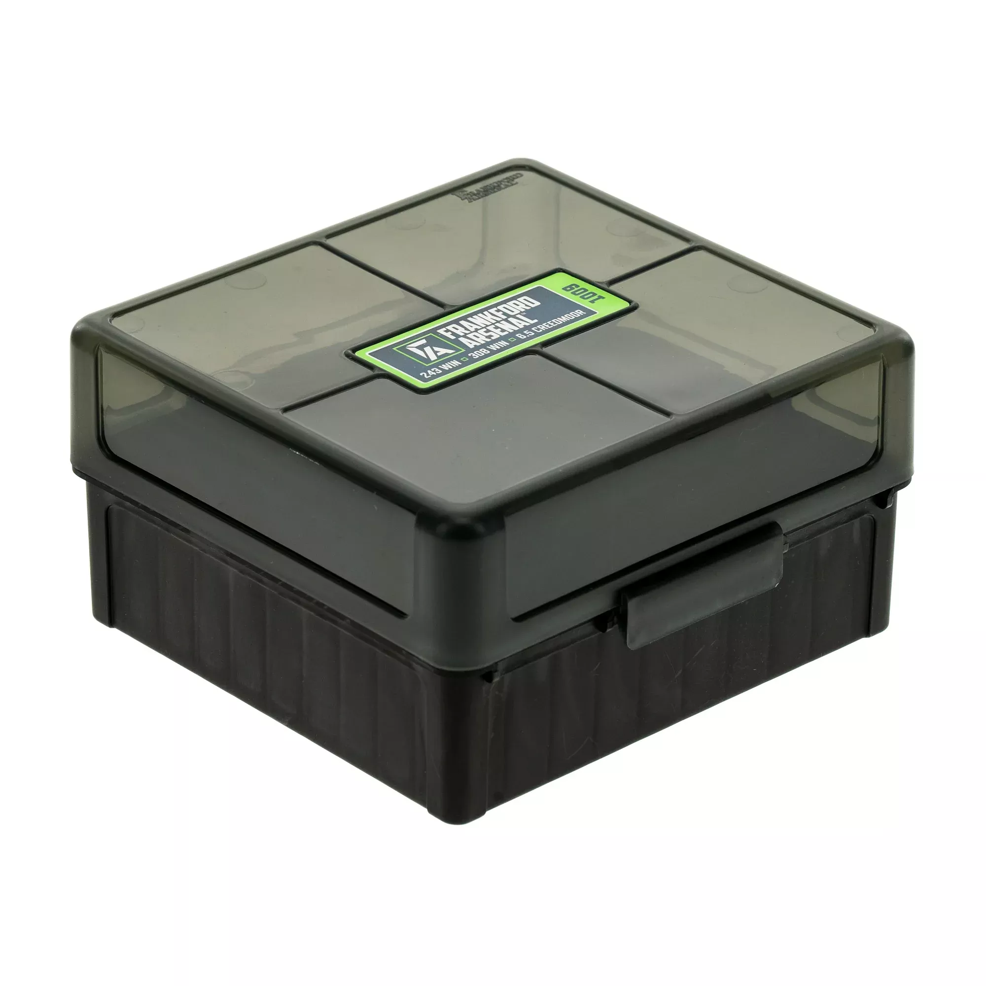 Frankford Arsenal Ammo Box 243-308 100RD – 100-Round Storage for Mid-Size Rifle Cartridges