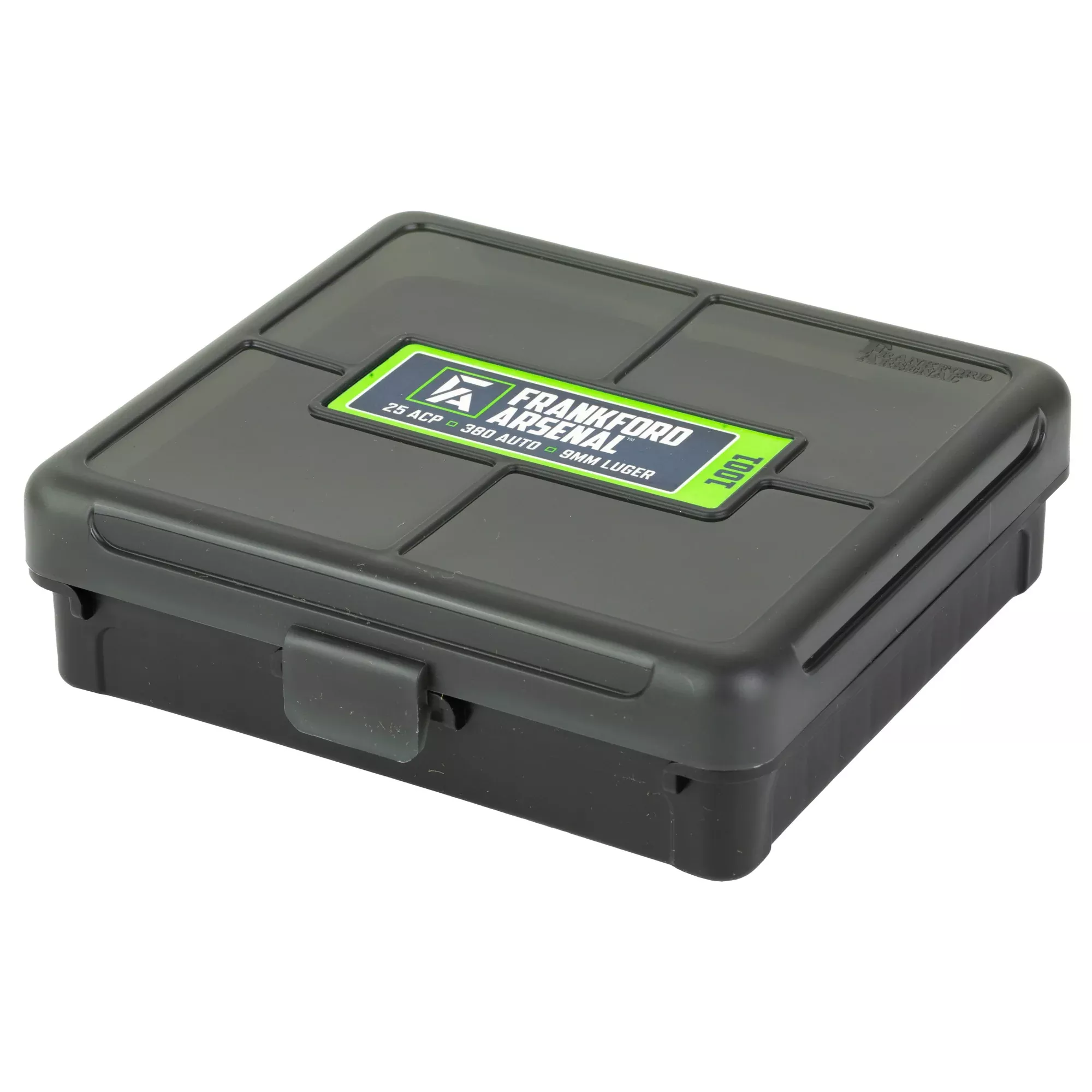 Frankford Arsenal Ammo Box 380-9MM 100RD – Storage for Loaded Handgun Rounds