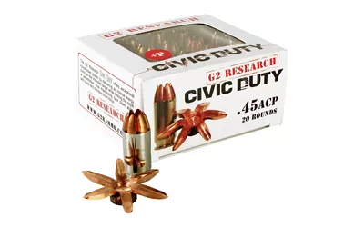 G2r Civic Duty 45acp 164gr 20/500