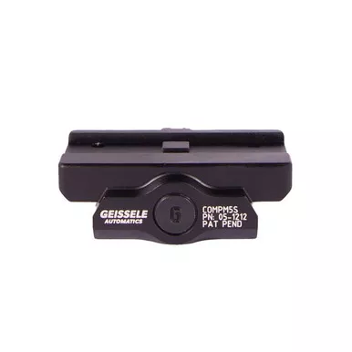 Geissele Automatics 05-1212B Super Precision CompM5s Series Optic Mounts, Black (Absolute Co-Witness)
