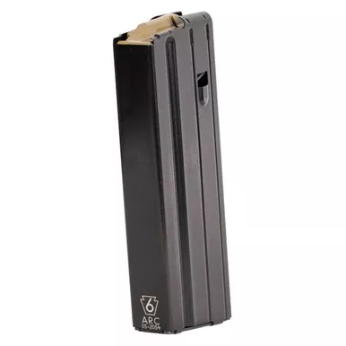 Geissele Automatics 05-2054 Stainless Steel 6mm ARC 20 Round Magazine, Black