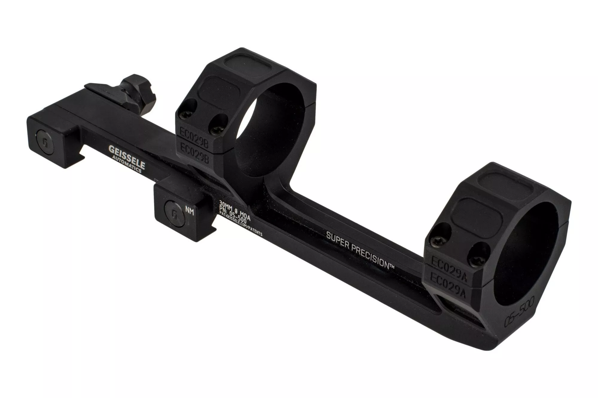 Geissele Automatics Super Precision High Power National Match Long 30mm Scope Mount Black