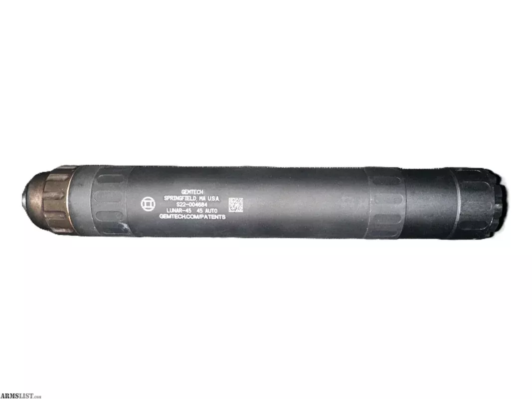 GEMTECH LUNAR 45 SILENCER from Riggs Firearms LLC near Mesquite, Dallas, TX