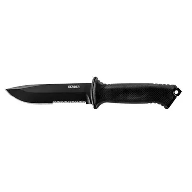 Gerber 22-01121N Prodigy Survival Knife 5.00" 420HC Partially Serrated Edge Blade, MOLLE/Leg Strap Sheath