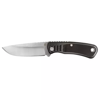 Gerber Downwind Fixed Knife 4.25" 7Cr17MoV Drop Point Plain Edge Blade, G10 Handle