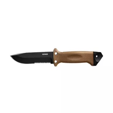 Gerber LMF II Infantry Knife 5.00" Partially Serrated Edge Blade, MOLLE/Leg Strap Sheath