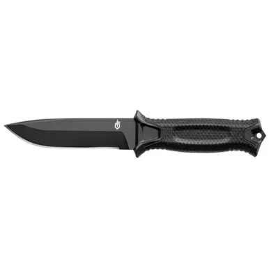 Gerber StrongArm Fixed Blade Knife 4.80" 420HC Drop Point Blade, Rubberized Diamond-Texture Grip
