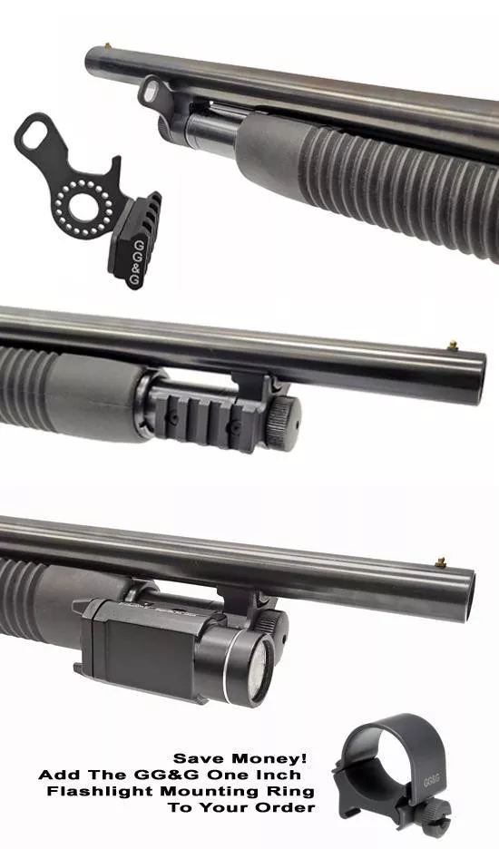 GG&G Mossberg 500 Sling and Flashlight Mount Split Version