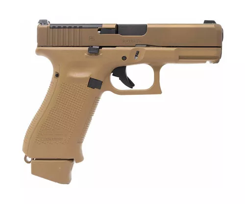 Glock 19X MOS 9mm Coyote Brown Pistol*