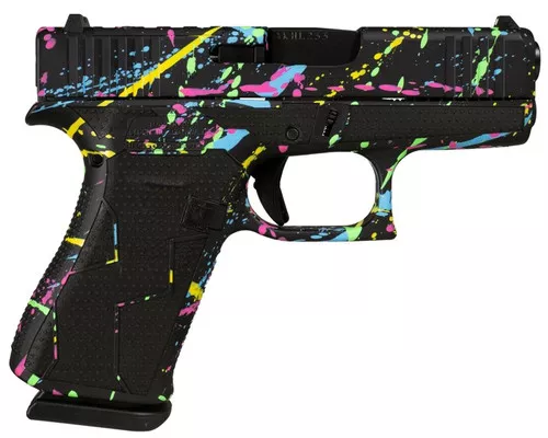 Glock 43X MOS 9mm Pistol Splatter Custom