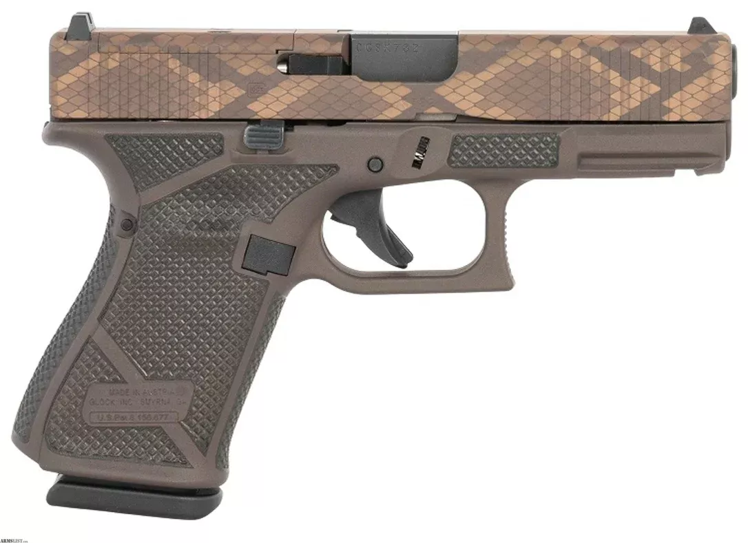 Glock G19 Gen 5 MOS 9mm 4.02 Inch Bronze / Texas Snake PA195S204MOSNTXVB from ELK CO AMMO&ARMS INC near Saint Marys, Pennsylvania, USA