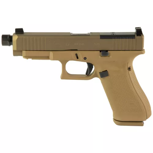 Glock G47X MOS Custom FDE Threaded Barrel 9MM Pistol